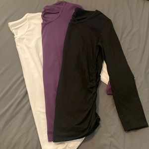 There long sleeve maternity shirts